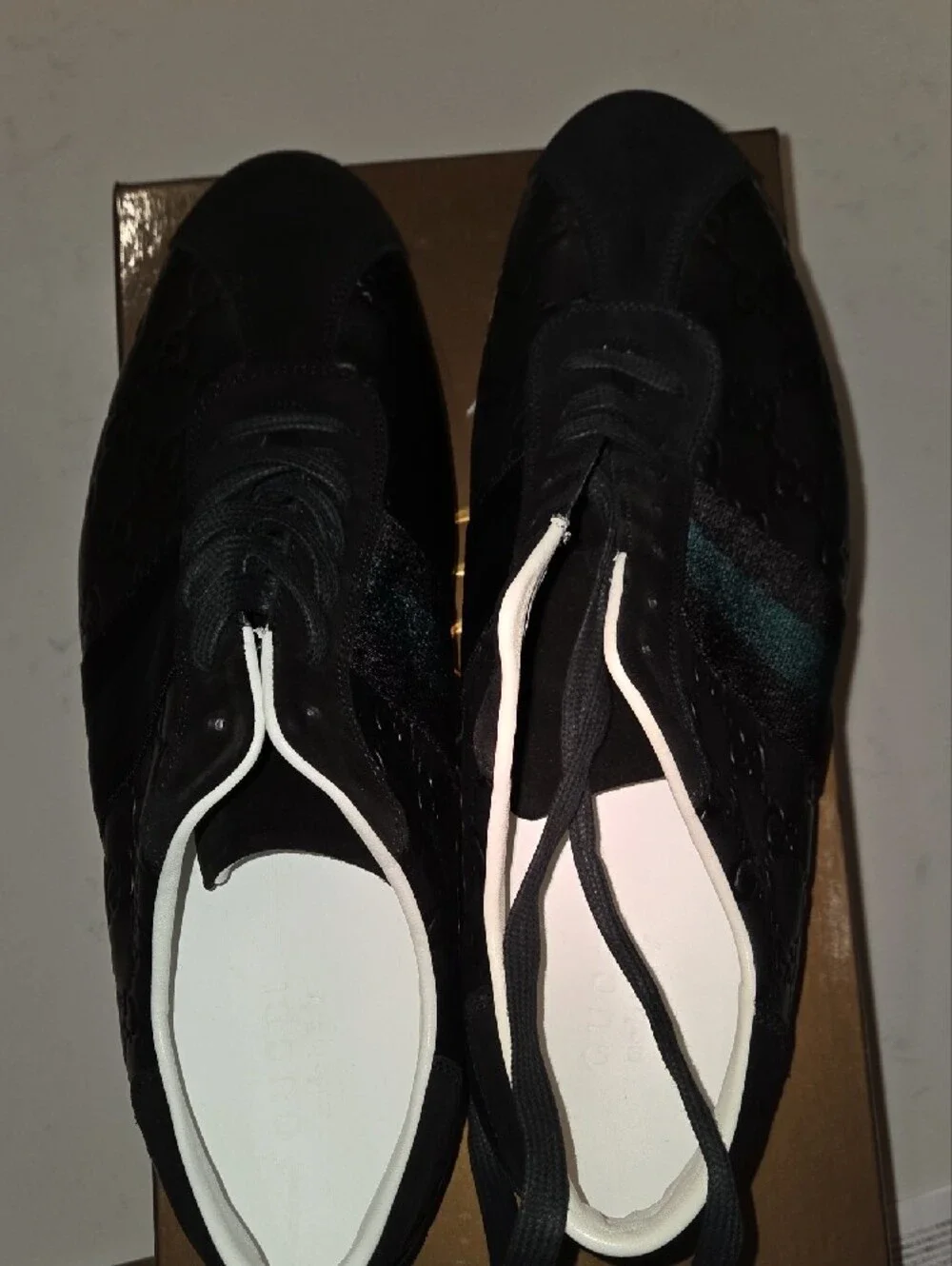 Gucci Guccissima GG Sneakers (Style 381669)